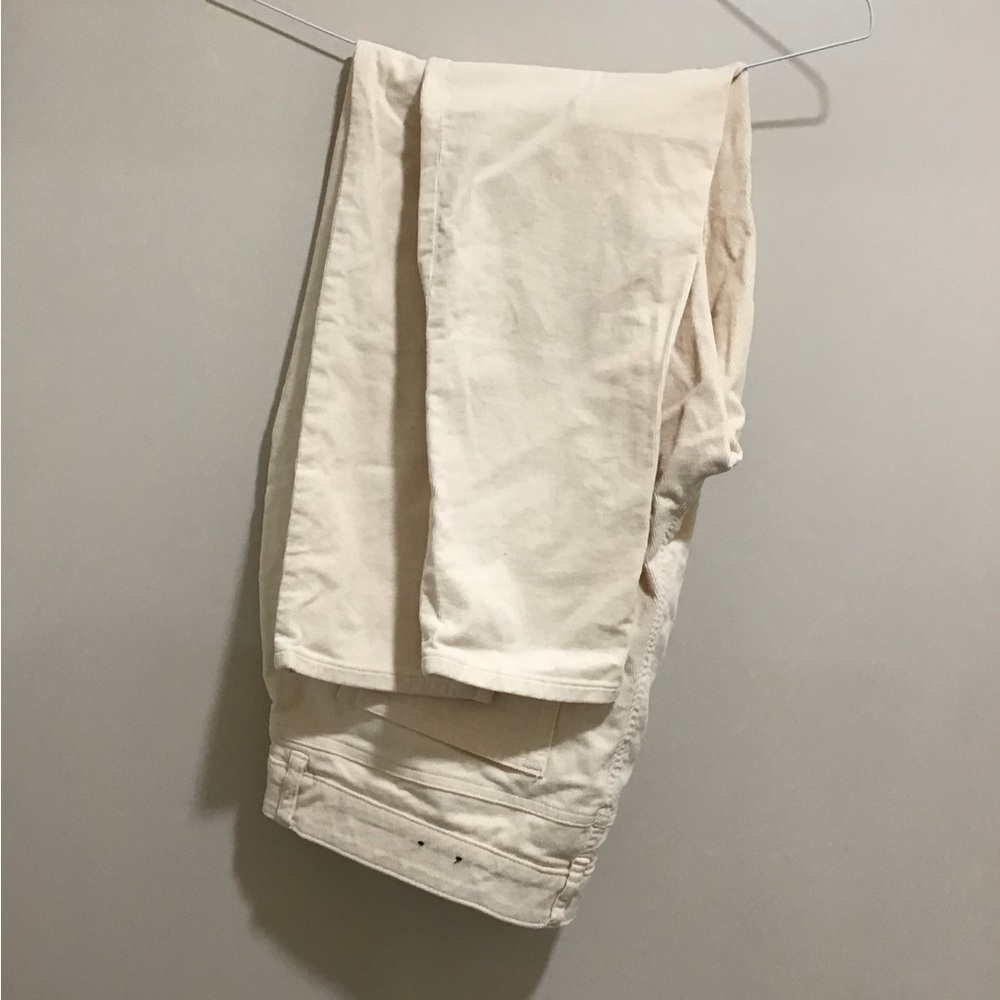 Beautiful Corduroy Cream Color Pants in Size 14